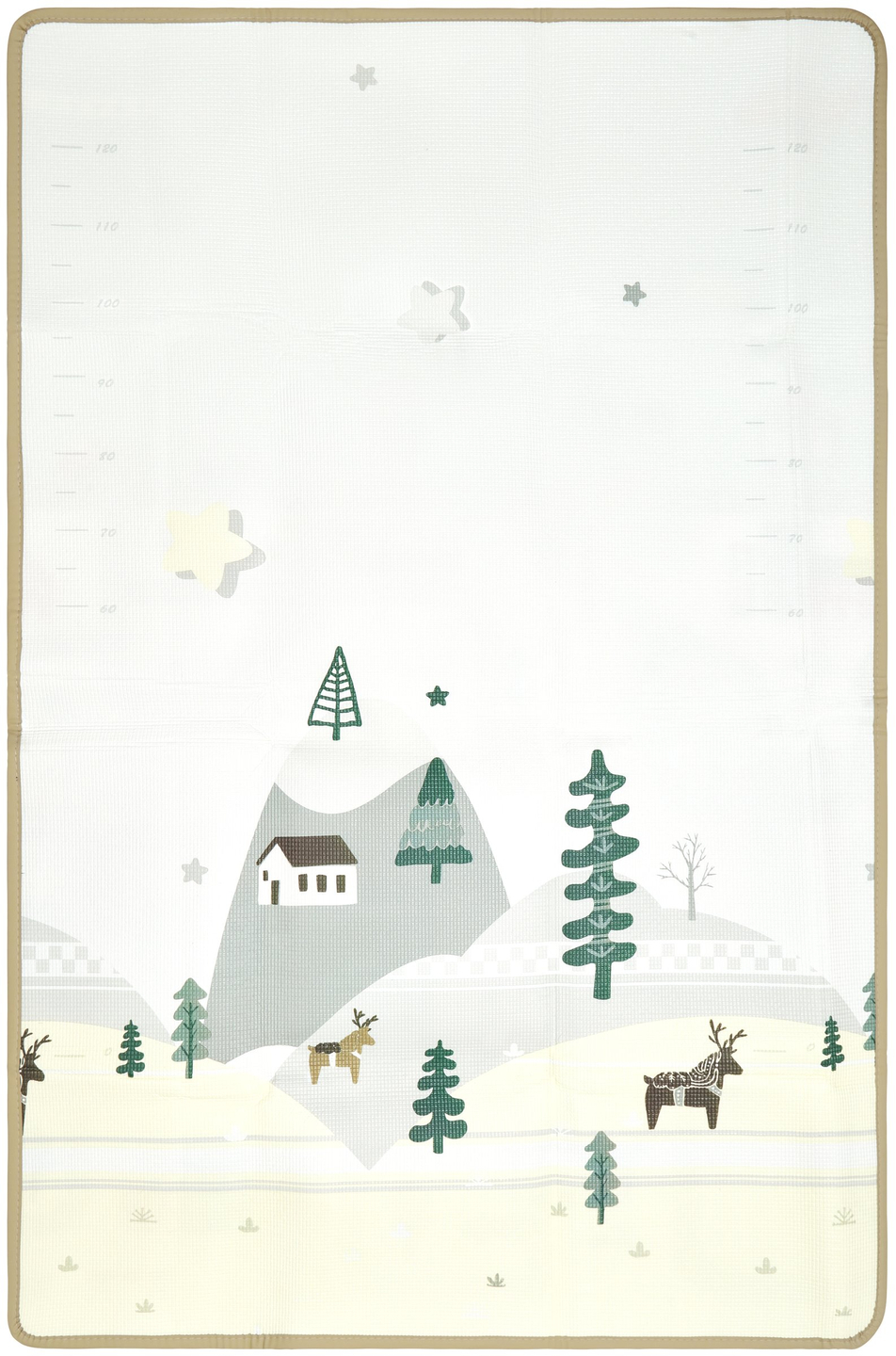 Tapete de espuma dupla face - terra / cidade de conto de fadas - 180x120x0,5cm