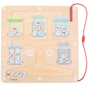 Reciclagem de quebra-cabeça magnético