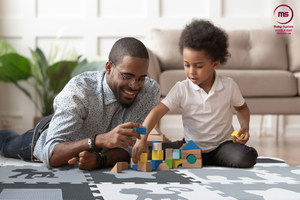 Tapete quebra-cabeça de espuma XL 150 x 150 x 1cm com borda - Espuma EVA - cinza