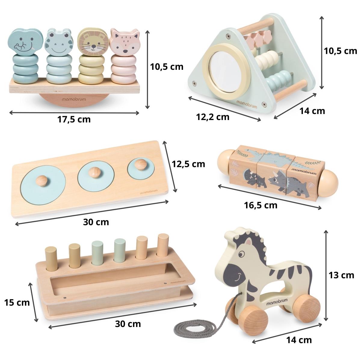 Conjunto de brinquedos Montessori para bebé 19-24 meses