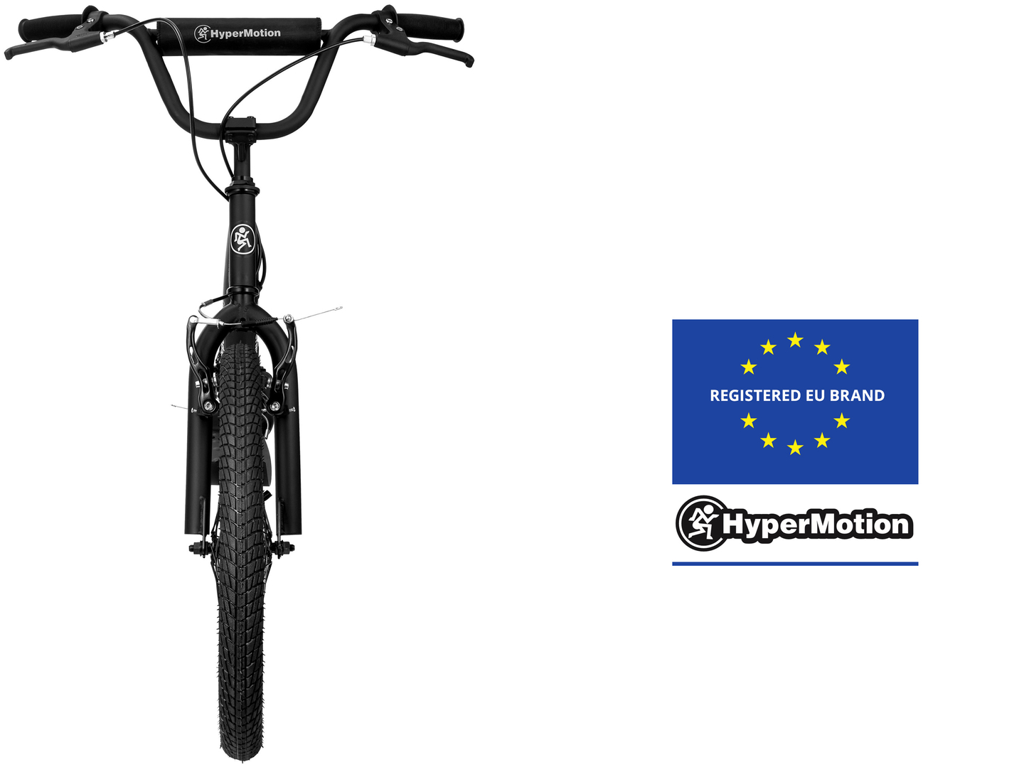 Scooter urbana HyperMotion RIVA com rodas infláveis de 50 cm e 40 cm