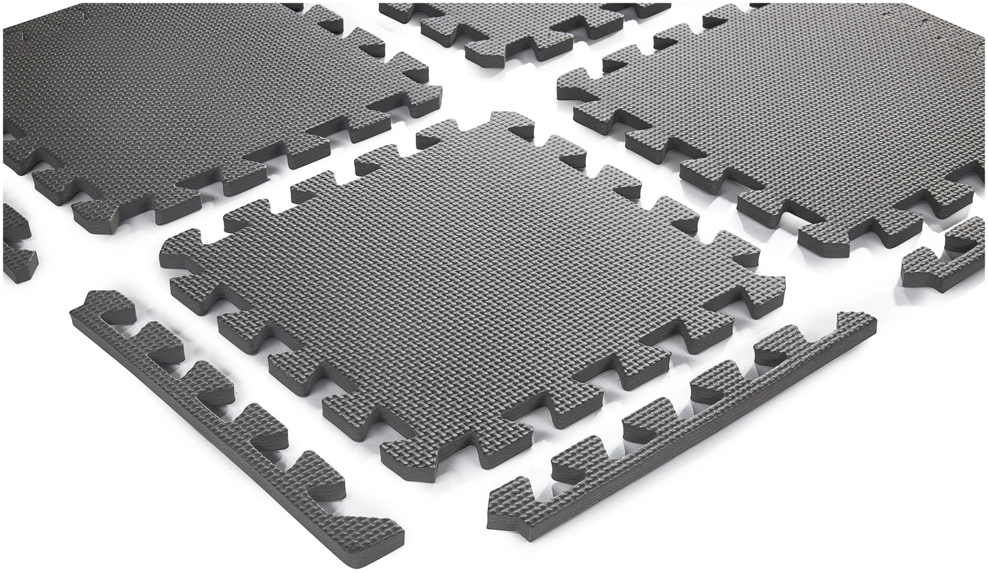 Quebra-cabeça de espuma 12 unid. - tapete educativo de espuma 120 x 90 x 1,2cm com borda - menta