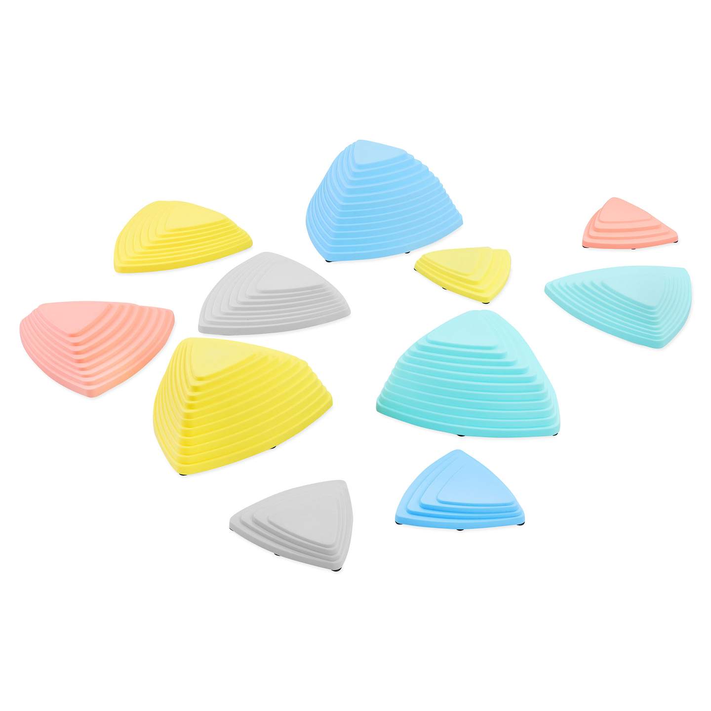 Pedras de equilíbrio coloridas - 11 peças