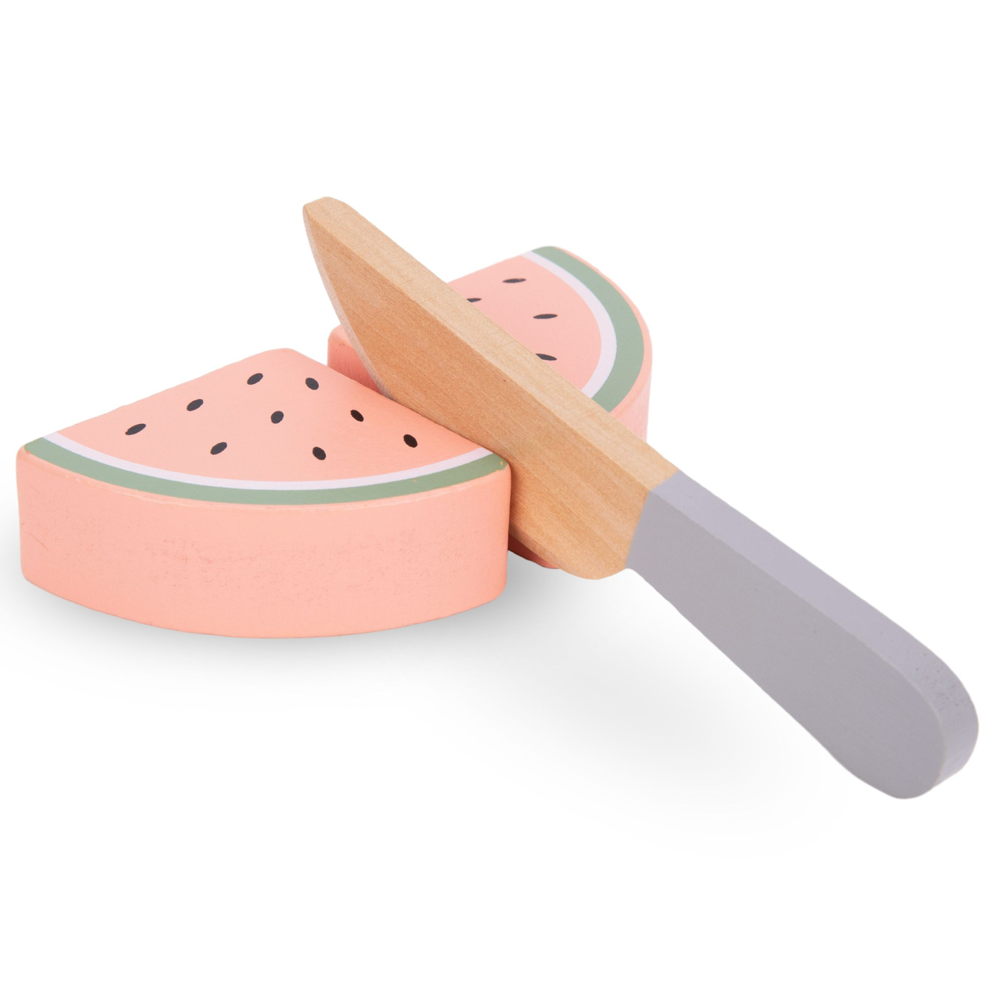 Frutas de madeira para cortar - conjunto