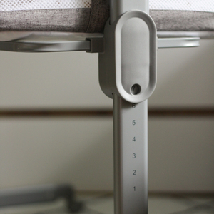 Cama lateral Moby-System LUNA 3 em 1 - cinza