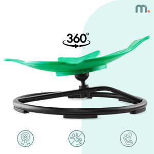 Mini carrossel para crianças Peixe - cor verde